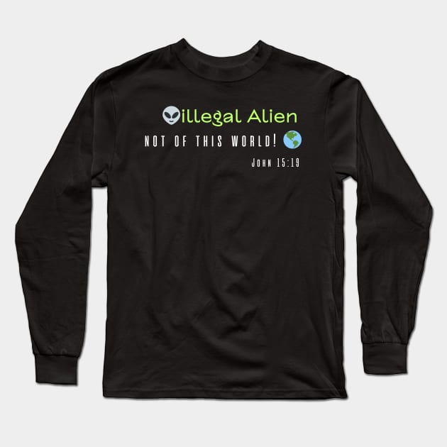 illegal Alien Long Sleeve T-Shirt by stdesigns